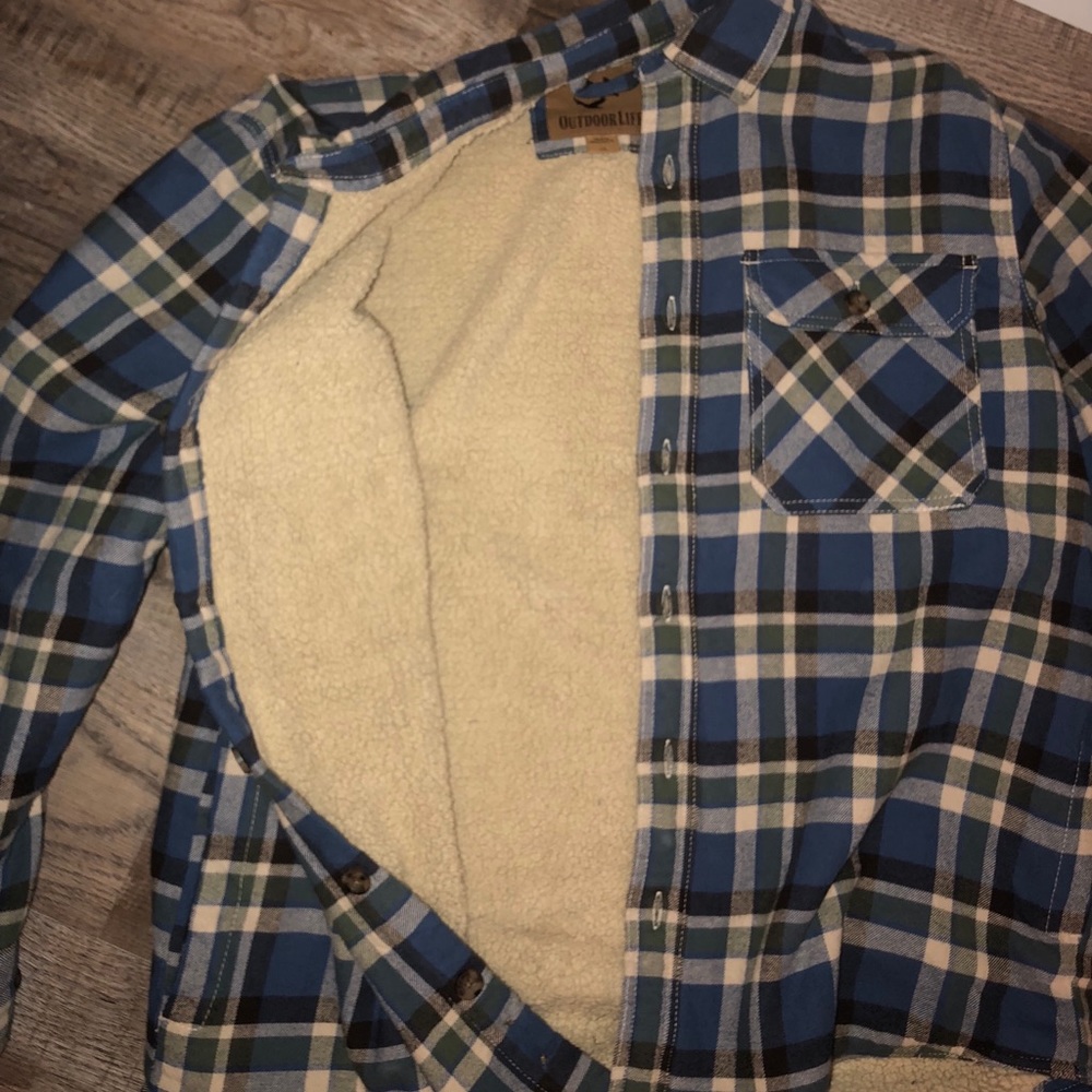 Sherpa lines flannel